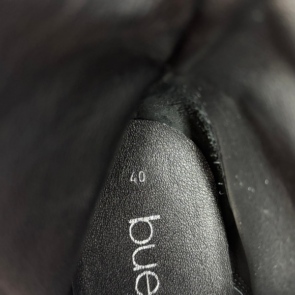 Bueno Destiny - Merlot Maroon Leather Lace Up Zip Combat Boots Size 9.5 Women - Picture 7 of 7